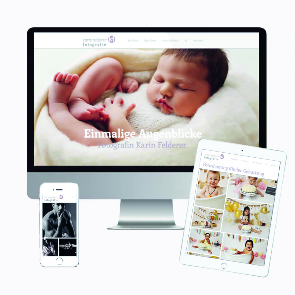 Karin Felderer Website Design