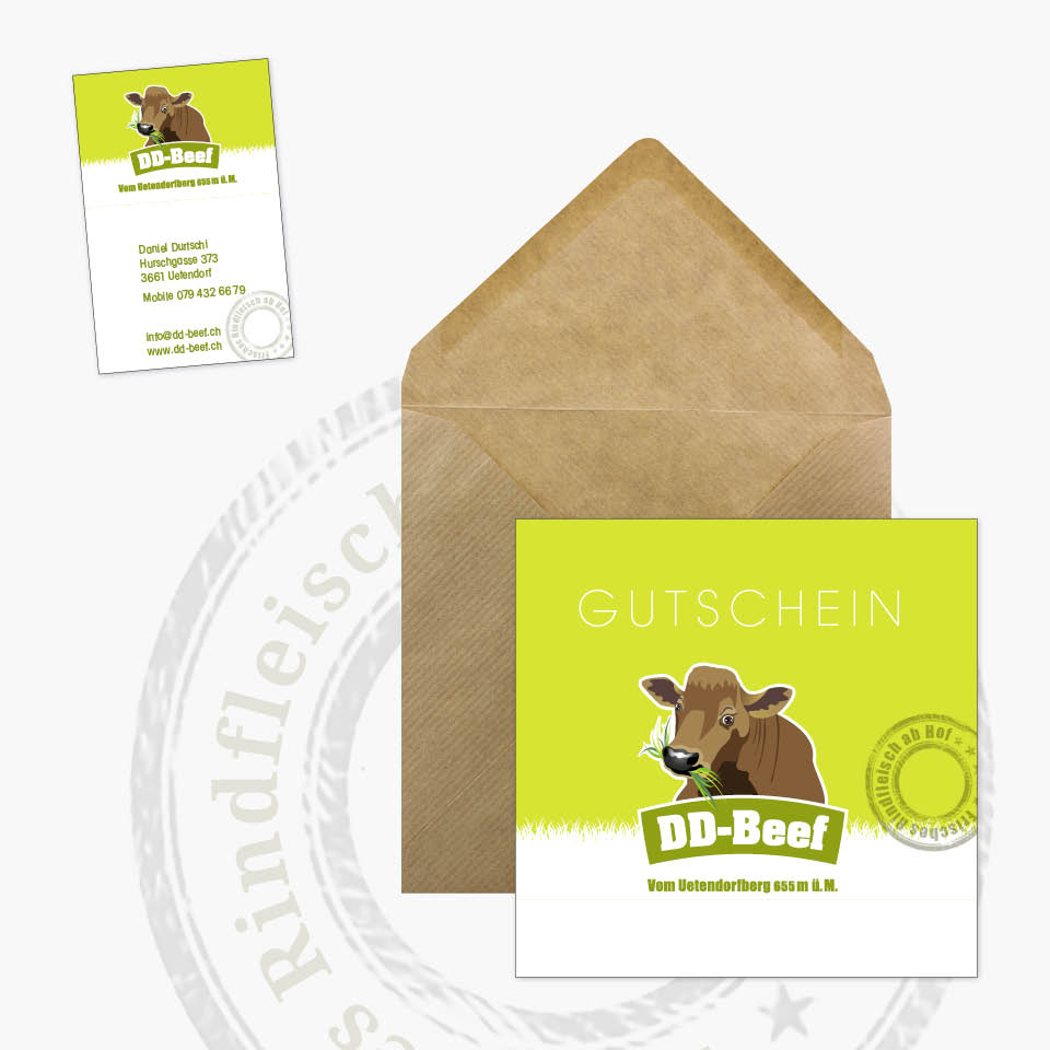 Branding DD-Beef, Print