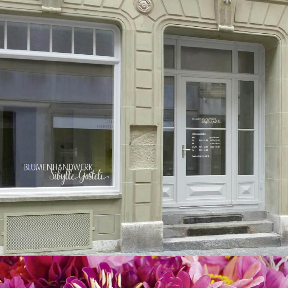 Schaufensterbeschriftung