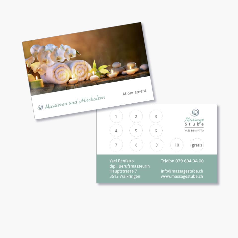 Branding Massagepraxis Abokarte