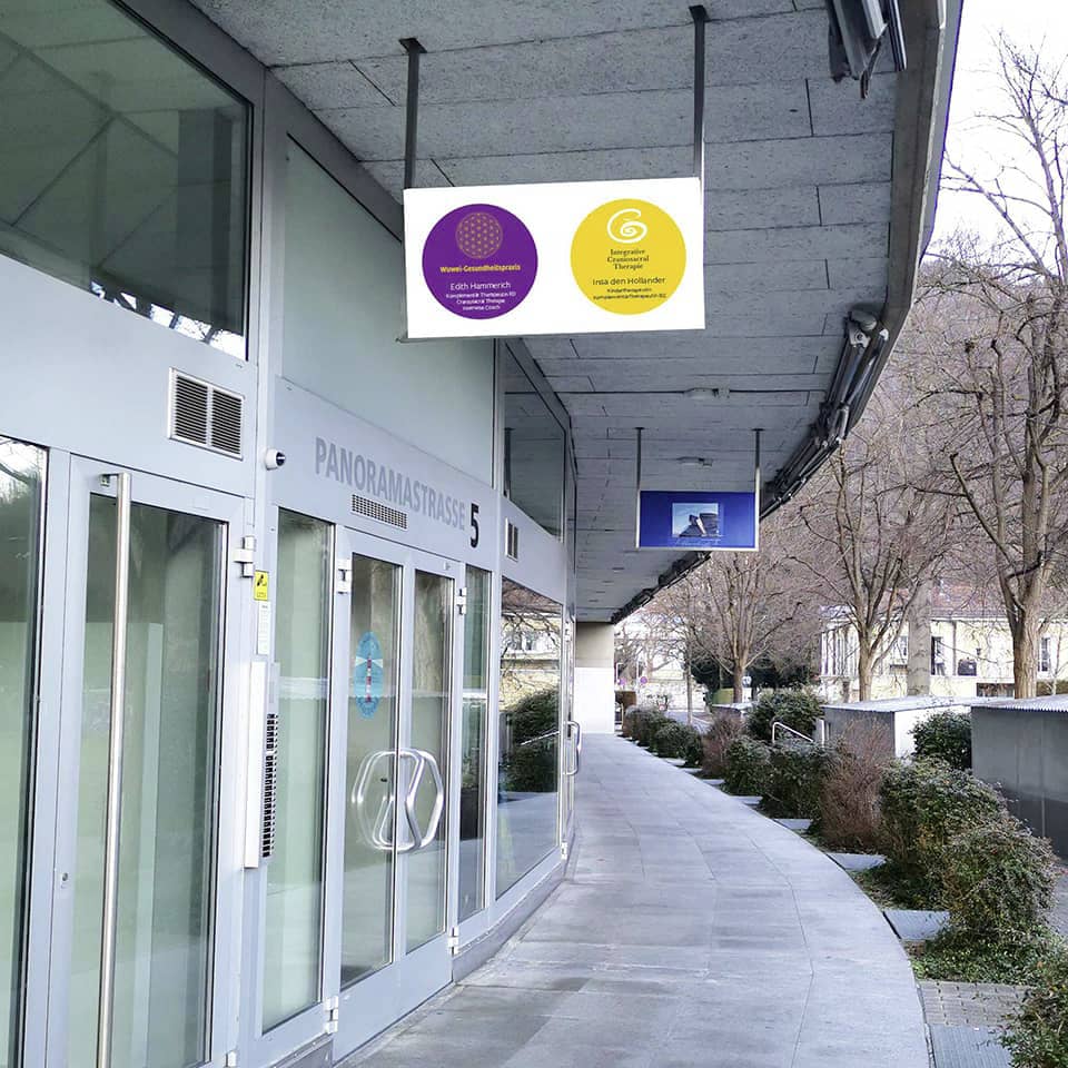 Branding Craniosacral-Therapie Beschriftung
