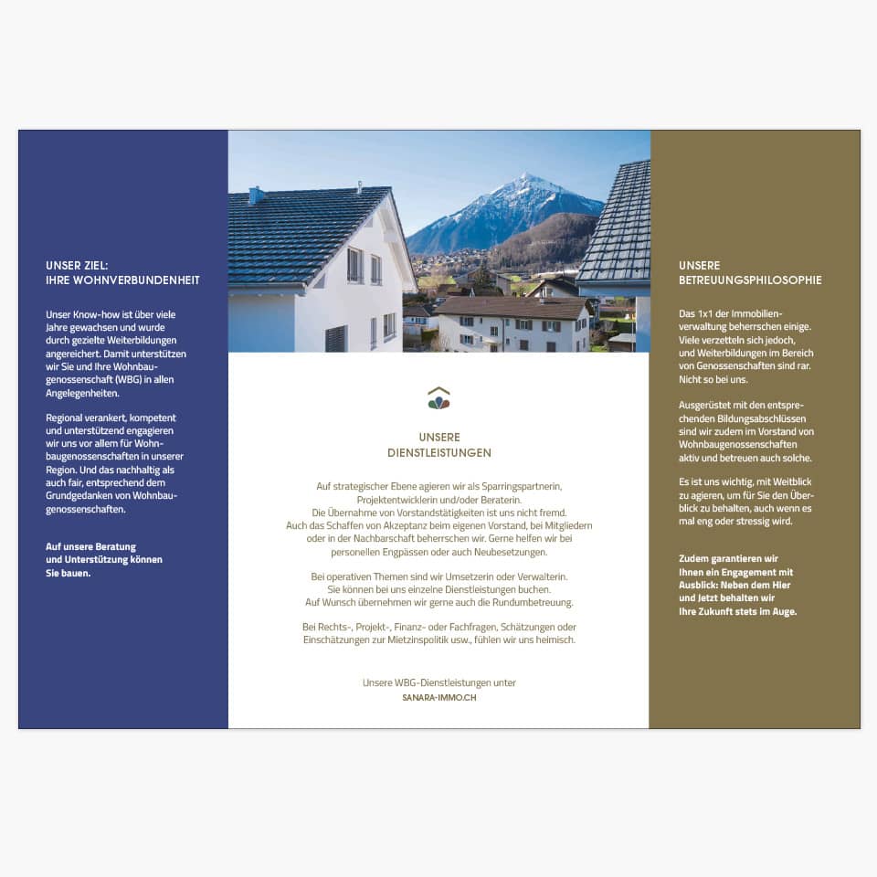 Branding Immobilienfirma Flyer