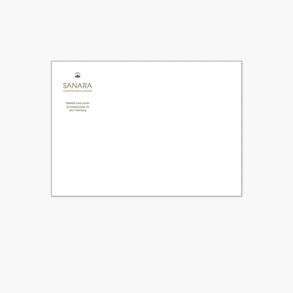 Branding Immobilienfirma Kuvert